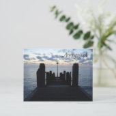 Aberystwyth Jetty Postkarte (Stehend Vorderseite)