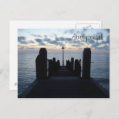 Aberystwyth Jetty Postkarte (Vorne/Hinten)