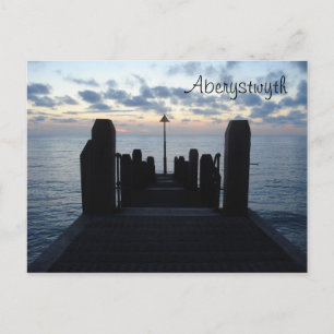 Aberystwyth Jetty Postkarte