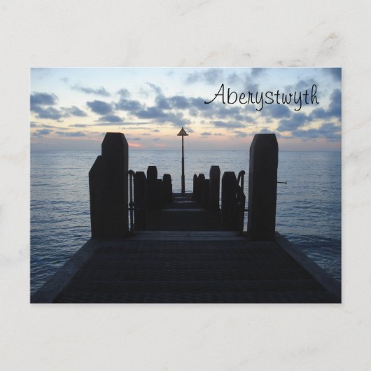 Aberystwyth Jetty Postkarte (Vorderseite)