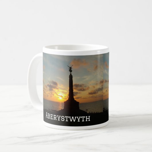 Aberystwyth Kaffeetasse (Vorderseite Links)