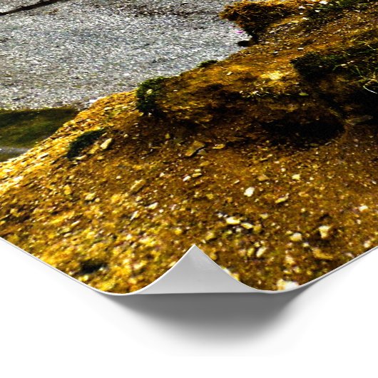 Aberystwyth North Beach Poster (Ecke)