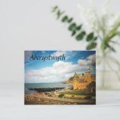 Aberystwyth Old Uni Postkarte (Stehend Vorderseite)