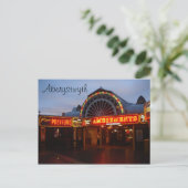 Aberystwyth-Pier Postkarte (Stehend Vorderseite)