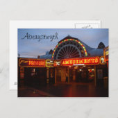 Aberystwyth-Pier Postkarte (Vorne/Hinten)