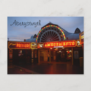 Aberystwyth-Pier Postkarte