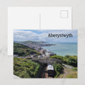 Aberystwyth Postkarte (Vorne/Hinten)