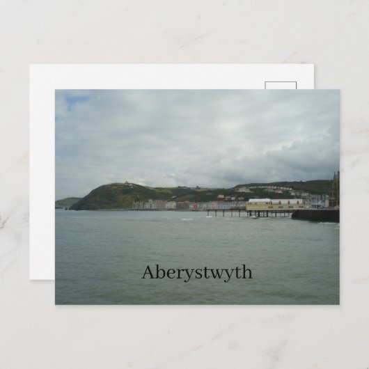 Aberystwyth Postkarte (Vorne/Hinten)