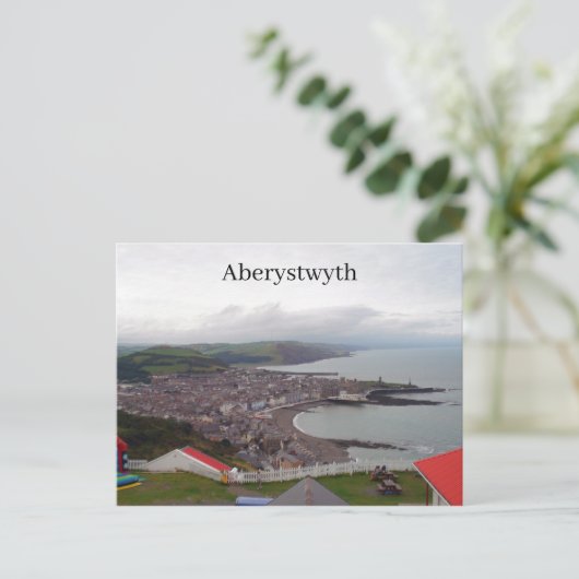 Aberystwyth Postkarte (Stehend Vorderseite)