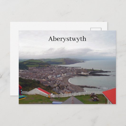 Aberystwyth Postkarte (Vorne/Hinten)