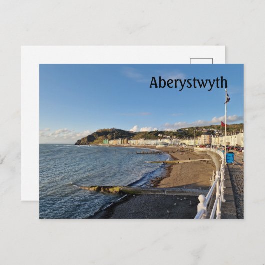 Aberystwyth Postkarte (Vorne/Hinten)