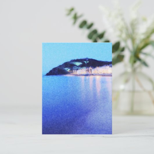 Aberystwyth Sea Front Postkarte (Stehend Vorderseite)