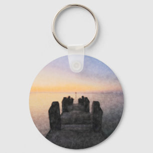 Aberystwyth-Seefront Schlüsselanhänger