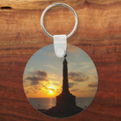 Aberystwyth Sunset Key Ring Schlüsselanhänger (Vorderseite)