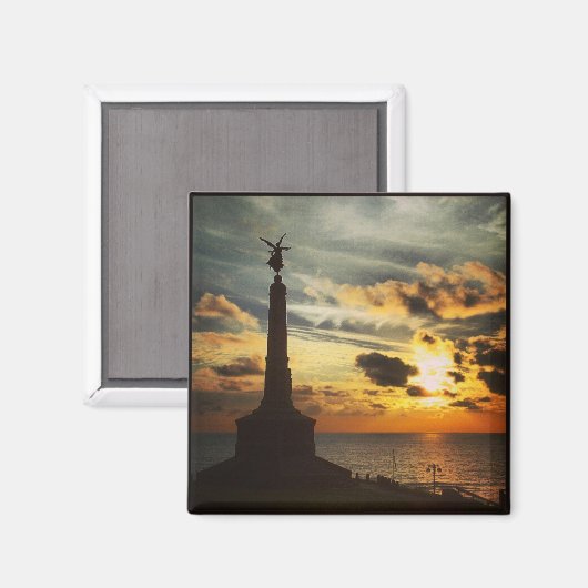Aberystwyth Sunset Magnet (Vorderseite/Rückseite)