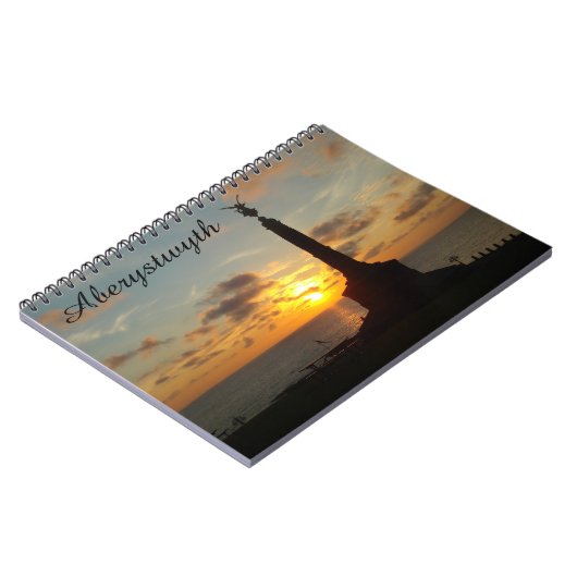 Aberystwyth Sunset Notizblock (Linke Seite)