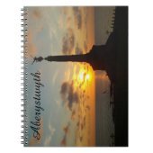 Aberystwyth Sunset Notizblock (Vorderseite)