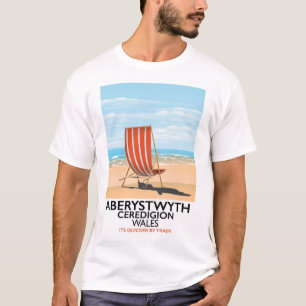 Aberystwyth Wales Reiseplakat T-Shirt