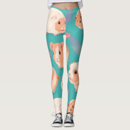 Abessinianische Guinea Pig Pastel farbenfrohe Must Leggings