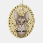 Abessinianische Lilie-Ornament Keramik Ornament (Rechts)