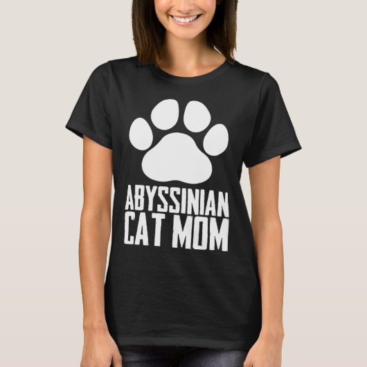 Abessinianische Mutter Abessinians Kätzchen Abessi T-Shirt (Vorderseite)