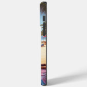 Abessinienkatze am Strand, Sommergeschenk für Katz Case-Mate iPhone Hülle (Rückseite / Links)