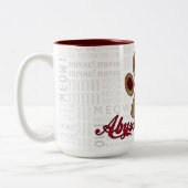 Abessinienkatze Lover's Breed Specific Cheetah Zweifarbige Tasse (Links)