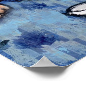 Abessinier-Drink-Kaffee Poster (Ecke)