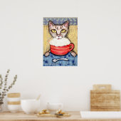 Abessinier-Drink-Kaffee Poster (Küche)