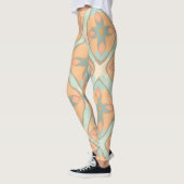 Abessinier Pastell farbenfrohe Personalisierte Mus Leggings (Links)