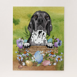 Abessinier Sand Terrier Hund in der Osterjagd Puzzle