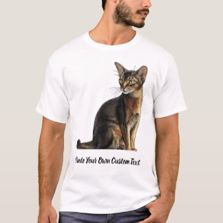 Abessinierkatze Erstellen Sie Ihren eigenen benutz T-Shirt