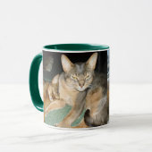 Abessinikatzen Tasse (Vorderseite Links)