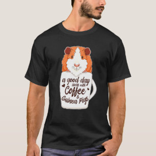 Abessinisches Meerschweinchen in Kaffeetasse Perua T-Shirt