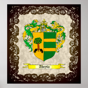 Abeyta Schild/Wappen Poster