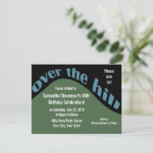 Abfahrt, 40. Geburtstag Einladung (Stehend Vorderseite)