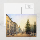 Abfahrt am Eingang des Großen Postkarte (Vorne/Hinten)