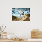 Abfahrt auf dem Berg Poster (Küche)