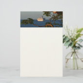 Abfahrt bei Sunset I Cruise Vacation Briefpapier (Stehend Vorderseite)