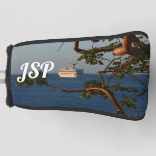Abfahrt bei Sunset I Cruise Vacation Golf Headcover