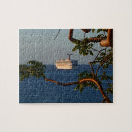 Abfahrt bei Sunset I Cruise Vacation Puzzle