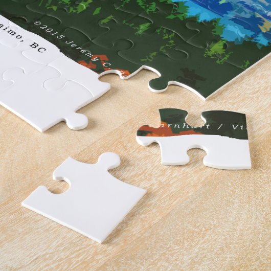 Abfahrt-Bucht, Nanaimo, BC Puzzle (Seite)