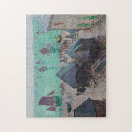 Abfahrt der Boote Etretat Monet Frische Kunst Puzzle