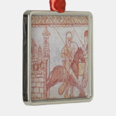 Abfahrt der Kreuzfahrer Silbernes Ornament (Rechts)