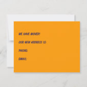 Abfahrt der Retro-Raketenschiff-Ankündigungen Ankündigung (Rückseite)