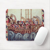 Abfahrt eines Bootes für die Kreuzzüge, Mousepad (Mit Mouse)