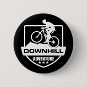 Abfahrt Mountainbike Button (Vorderseite)