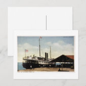 Abfahrt nach Nassau, Miami, Florida Postkarte (Vorne/Hinten)