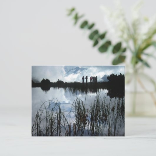 ABFAHRT POSTKARTE (Stehend Vorderseite)