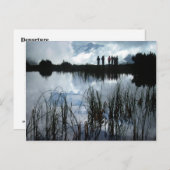 ABFAHRT POSTKARTE (Vorne/Hinten)